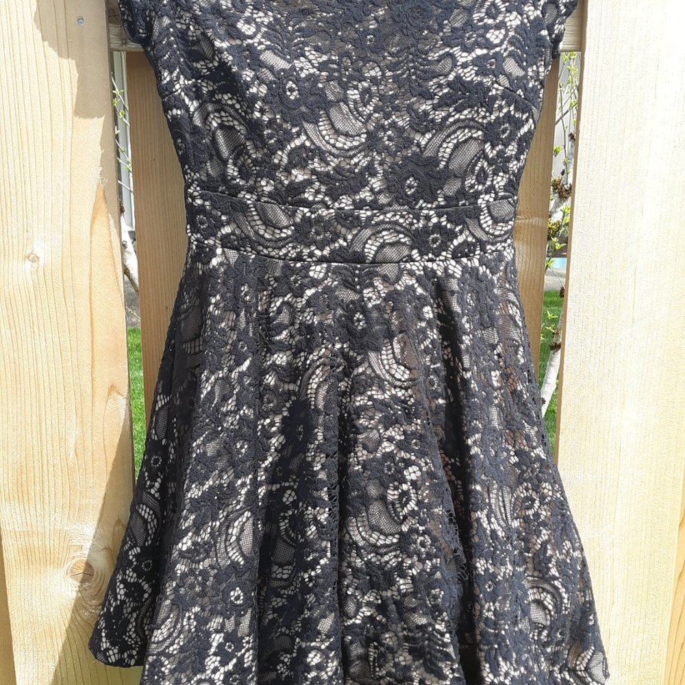 Lacy black dress